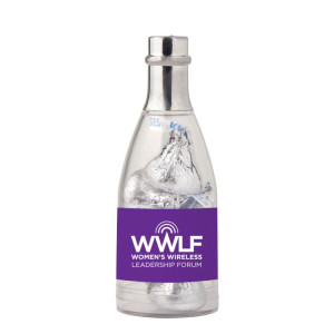 Champagne Bottle with Hershey® Chocolate Kisses