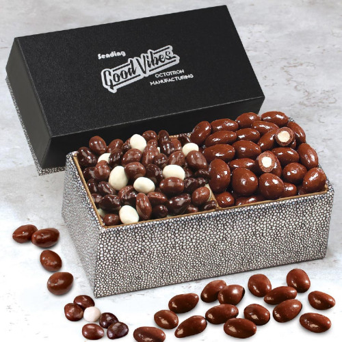 Chocolate Almonds & Triple Treat Cranberries in Gift Box