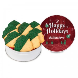 Decadent Christmas Tree Cookie Gift Tin Decadent Christmas Tree Cookie Gift Tin