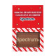 Custom Rectangle Etched Milk Chocolate Bar Greeting Card Box