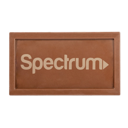 Custom Rectangle Etched Milk Chocolate Bar Greeting Card Box