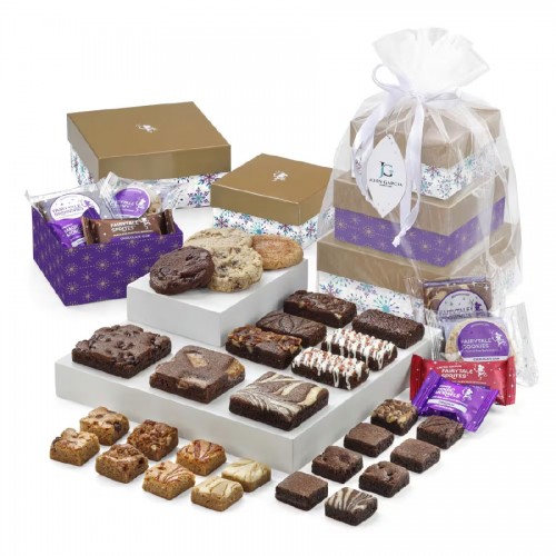 Fairytale 3-Box Brownie & Cookie Tower Fairytale 3-Box Brownie & Cookie Tower