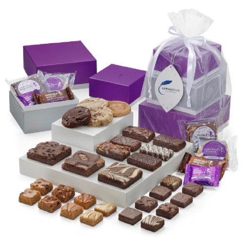 Fairytale 3-Box Brownie & Cookie Tower