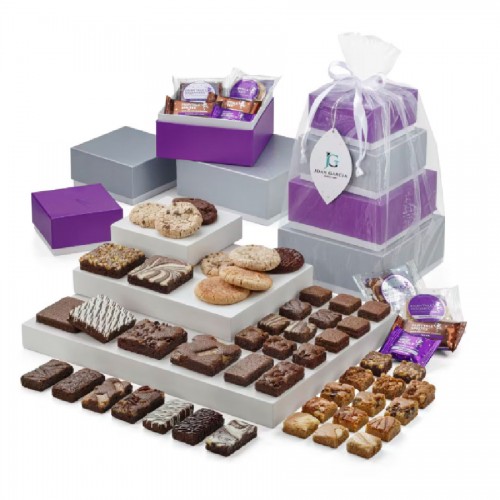Fairytale 4-Box Brownie & Cookie Tower