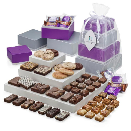 Fairytale 4-Box Brownie & Cookie Tower