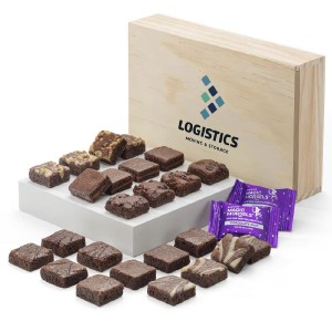 Fairytale Morsel 24 Brownie Wooden Gift Box