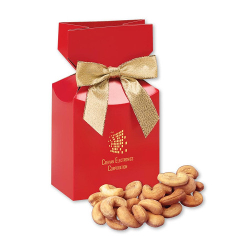 Fancy Cashews in Gift Box with Bow Fancy Cashews in Gift Box with Bow