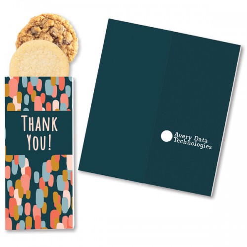 One Color Foil-Stamped Stock Sweeter Cards with Homestyle Cookie Duo One Color Foil-Stamped Stock Sweeter Cards with Homestyle Cookie Duo