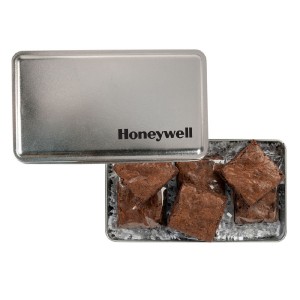 Fresh Beginnings 6 Fudge Brownies in Tin Fresh Beginnings 6 Fudge Brownies in Tin