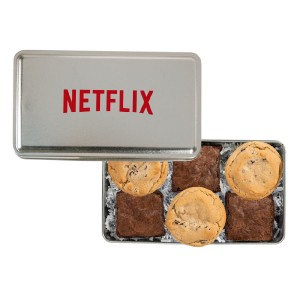 Fresh Beginnings Fudge Brownies & Chocolate Chip Cookies in Tin Fresh Beginnings Fudge Brownies & Chocolate Chip Cookies in Tin