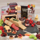 Genuine Slate Serving Plate with Charcuterie Favorites