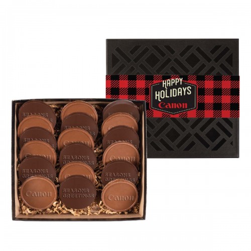Cookie Gift Box with 18 Round Cookies