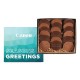 Cookie Gift Box with 18 Round Cookies