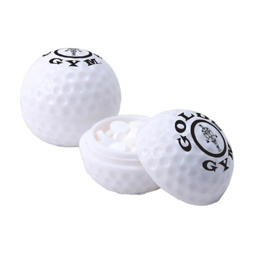 Golf Ball Shaped Mint Container Golf Ball Shaped Mint Container