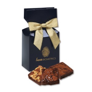 Gourmet Brownies Gift Box with Bow
