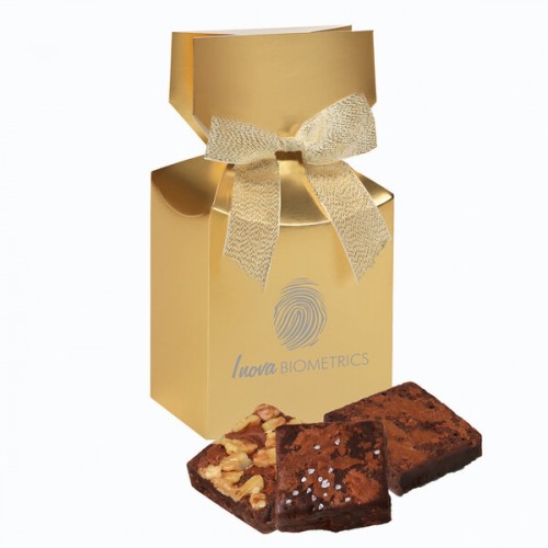 Gourmet Brownies Gift Box with Bow