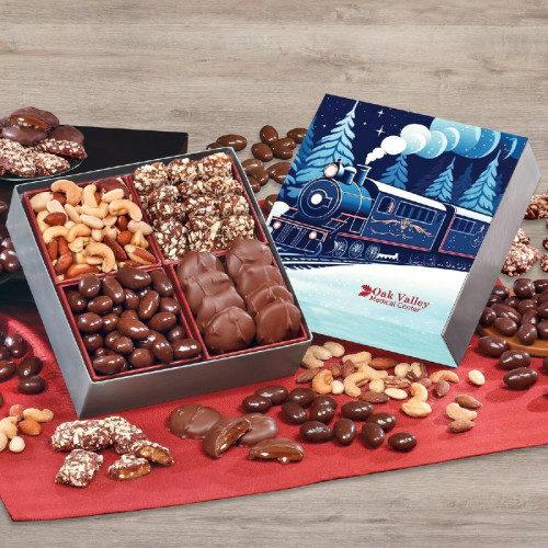 Holiday Gift Box with Gourmet Treats