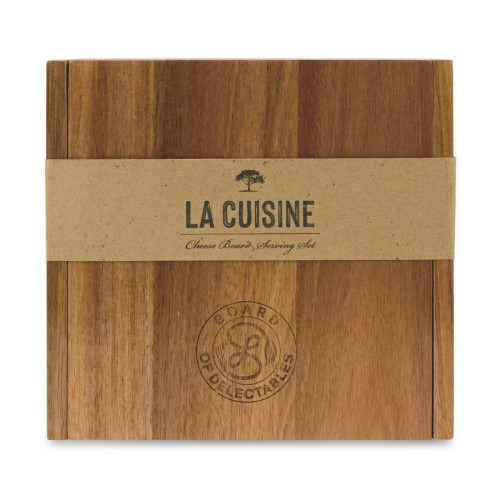 La Cuisine™ Cheese Board with Serving Set