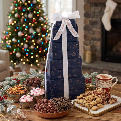 Nine Tier Presidential Custom Logo Treat Tower