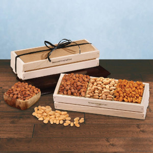 Peanut Lover's Assortment in Wooden Crate