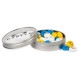 Personalized 1.5 oz M&M'S® in Silver Tin with Custom Lid