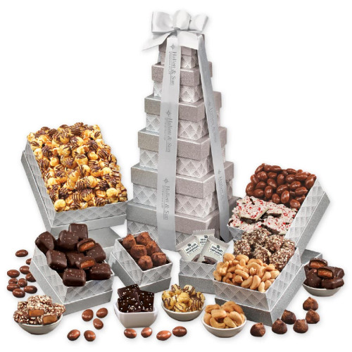 Shining Silver Party Tower Shining Silver Party Tower