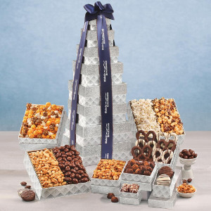 Silver Delights Giant Party Tower