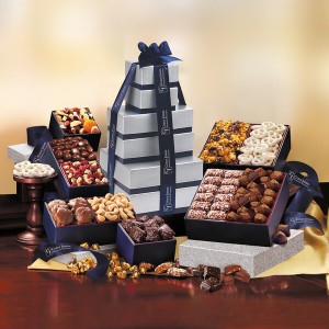 Silver & Navy Executive Gourmet Tower Silver & Navy Executive Gourmet Tower