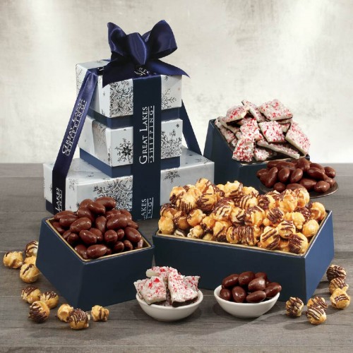 Snowflake Stacker Tower