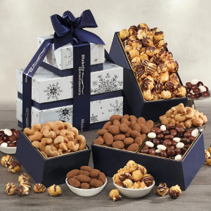 Sweet & Salty Snowflake Tower