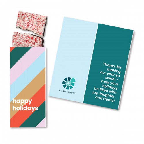 Full-Color Custom Sweeter Cards with Peppermint Bark