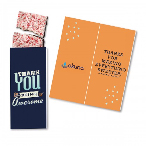 Full-Color Custom Sweeter Cards with Peppermint Bark