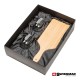 Swissmar® Bamboo Board & 2 Stemless Wine Glasses