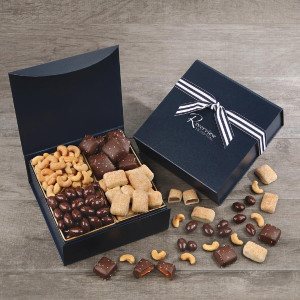 Treasured Assortment in Navy Magnetic Closure Box
