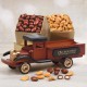Vintage Pick-up Truck with Assorted Snacks