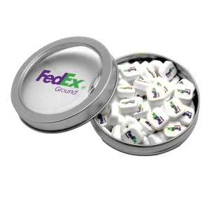 Window Tin with Printed Mints