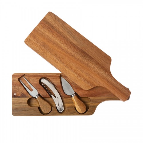 Wine & Cheese Accessories 4-Piece Set