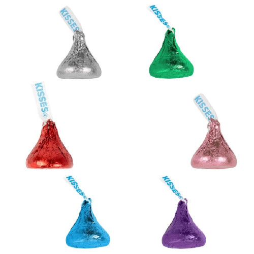 2 oz Full Color Digibag™ with Color Hershey Kisses®