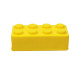 Construction Building Block Shape Stress Ball