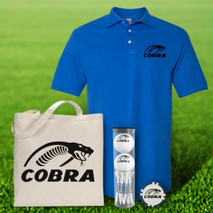 Custom Golf Swag Bag w/ Polo Custom Golf Swag Bag w/ Polo