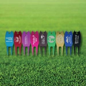 Engraved Aluminum Divot Tool
