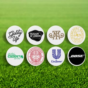 Custom Plastic Golf Ball Markers - Dime Size Custom Plastic Golf Ball Markers - Dime Size