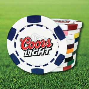 Direct Print Poker Chip Golf Marker  Direct Print Poker Chip Golf Marker