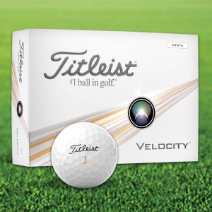 Titleist Velocity Custom Logo Golf Balls / Dozen Titleist Velocity Custom Logo Golf Balls / Dozen