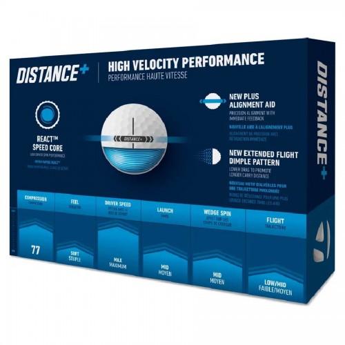 TaylorMade Distance + Custom Logo Golf Balls / Dozen
