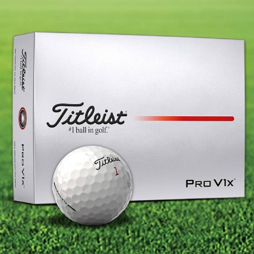 Titleist Pro V1x Custom Logo Golf Balls / Dozen