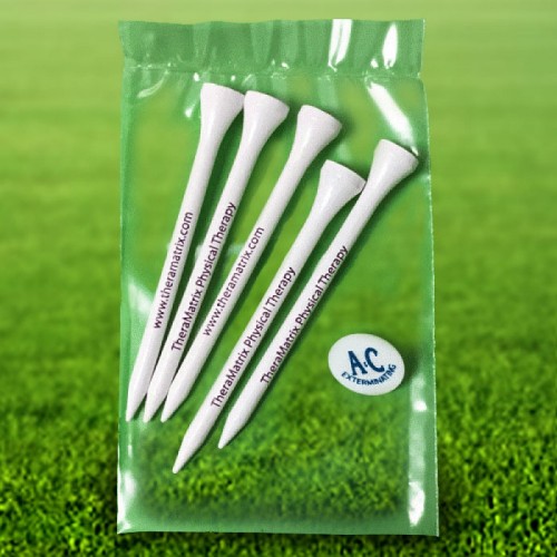 Custom Golf Tee Poly Pack - 51