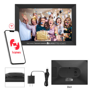 10.1" Touchscreen Digital Photo Frame with Calendar – Custom Logo