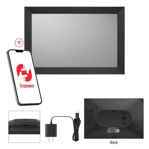 10.1" Touchscreen Digital Photo Frame with Calendar – Custom Logo