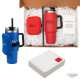 Intrepid Traveler Gift Set – Custom Logo 40oz Tumbler & Water Bottle Pouch